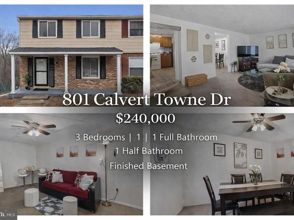 801 CALVERT TOWNE DRIVE, PRINCE FREDERICK, MD 20678