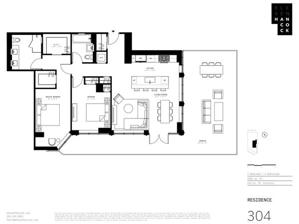 11 HANCOCK Place, Unit 304, Manhattan, NY 10027