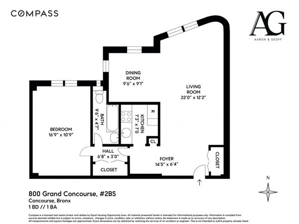 800 Grand Concourse, Unit 2BS, Bronx, NY 10451