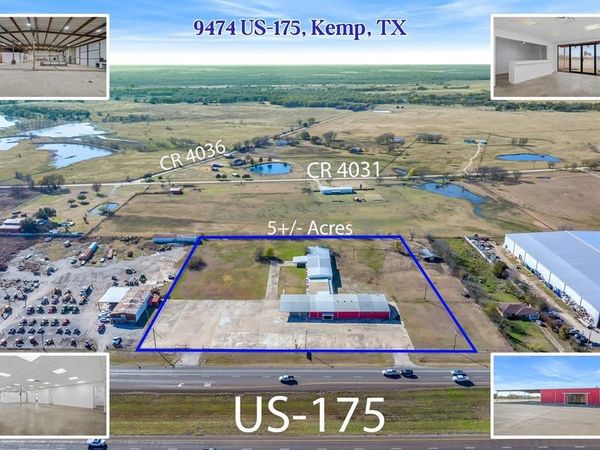 9474 Us-175 , Kemp, TX 75143