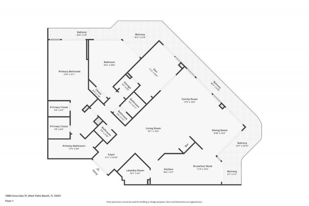 1900 Consulate Place, Unit 1603, West Palm Beach, FL 33401 Photo