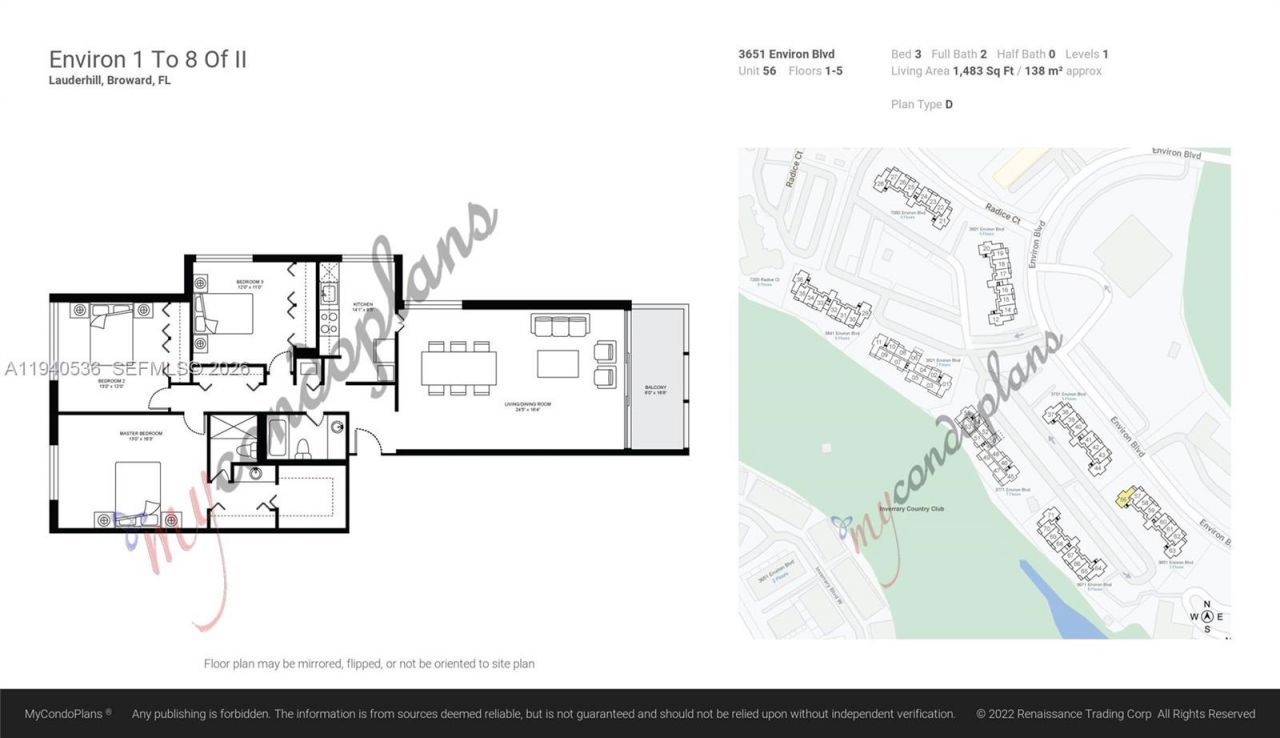 3651 Environ Blvd , Unit 256, Lauderhill, FL 33319 Photo