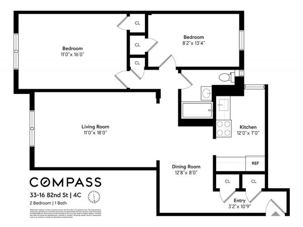 33-16 82nd Street , Unit 4C, Queens, NY 11372