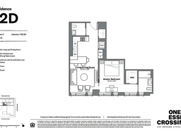 202 BROOME Street , Unit 12D, Manhattan, NY 10002