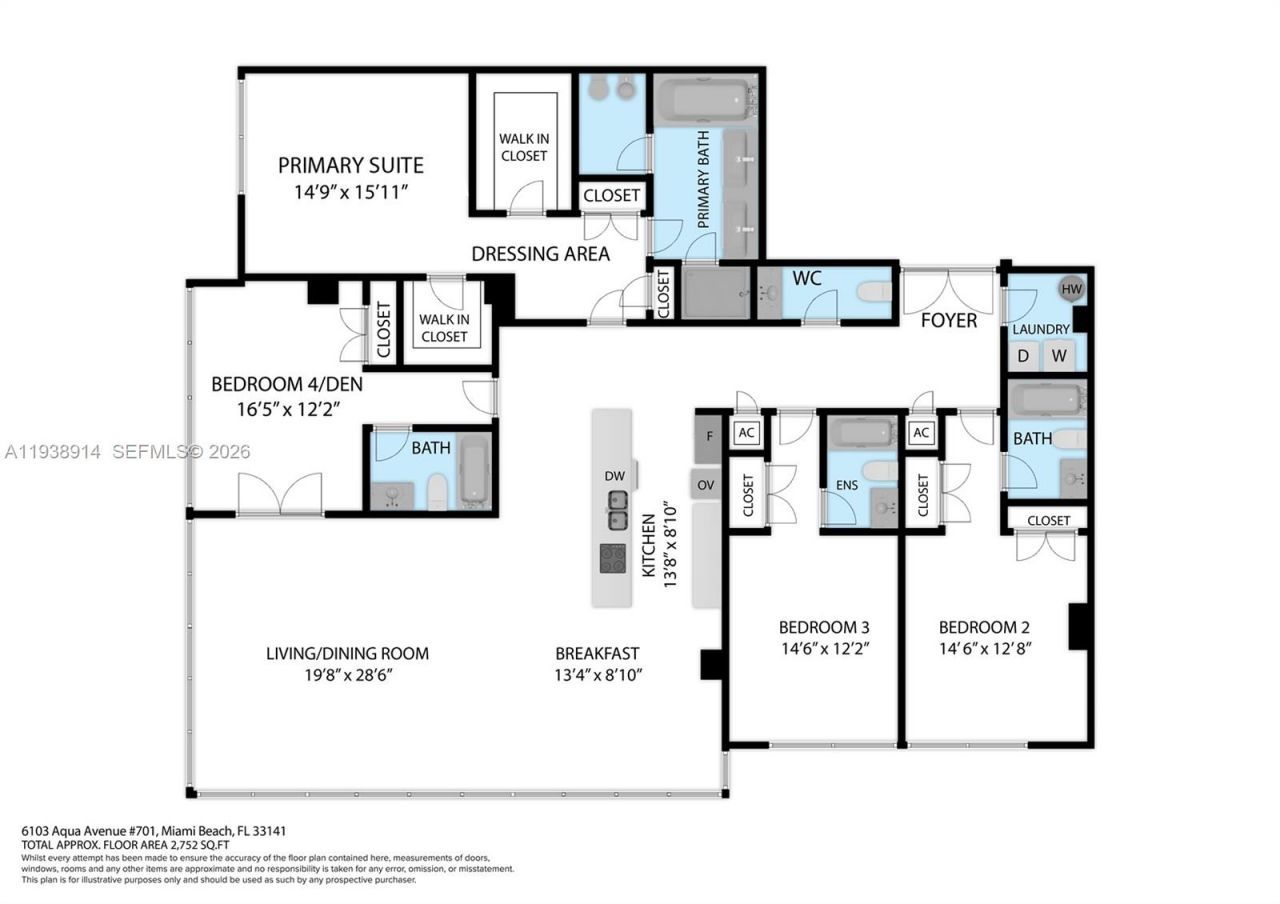 6103 Aqua Ave, Unit 701, Miami Beach, FL 33141 Photo