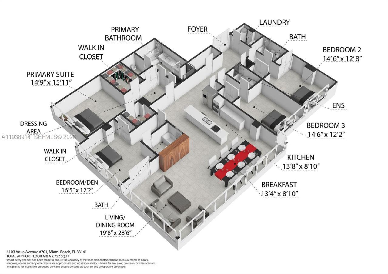 6103 Aqua Ave, Unit 701, Miami Beach, FL 33141 Photo