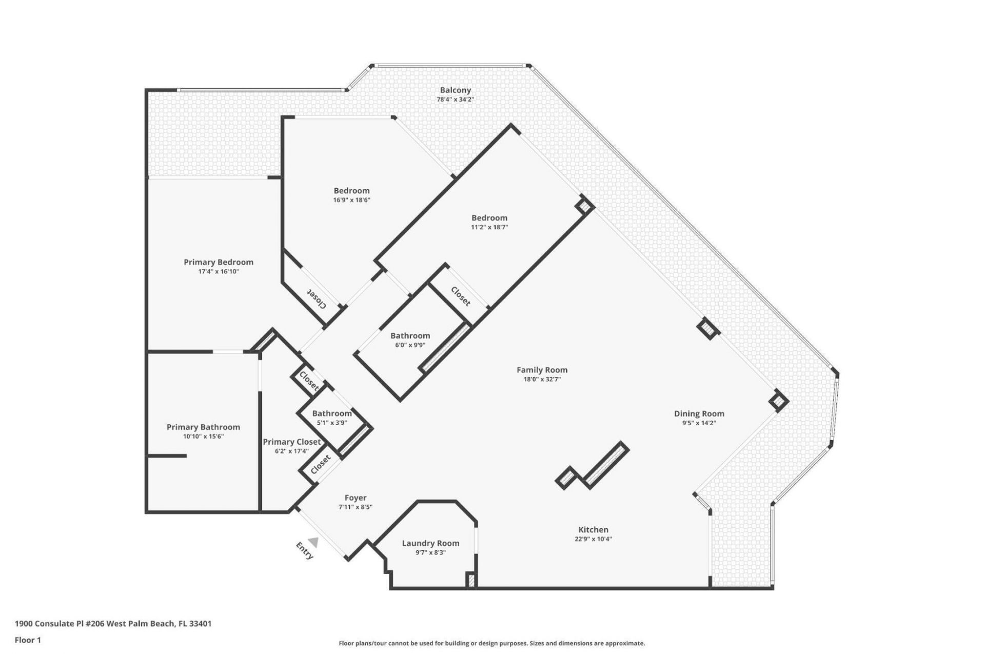 1900 Consulate Place, Unit 206, West Palm Beach, FL 33401 Photo