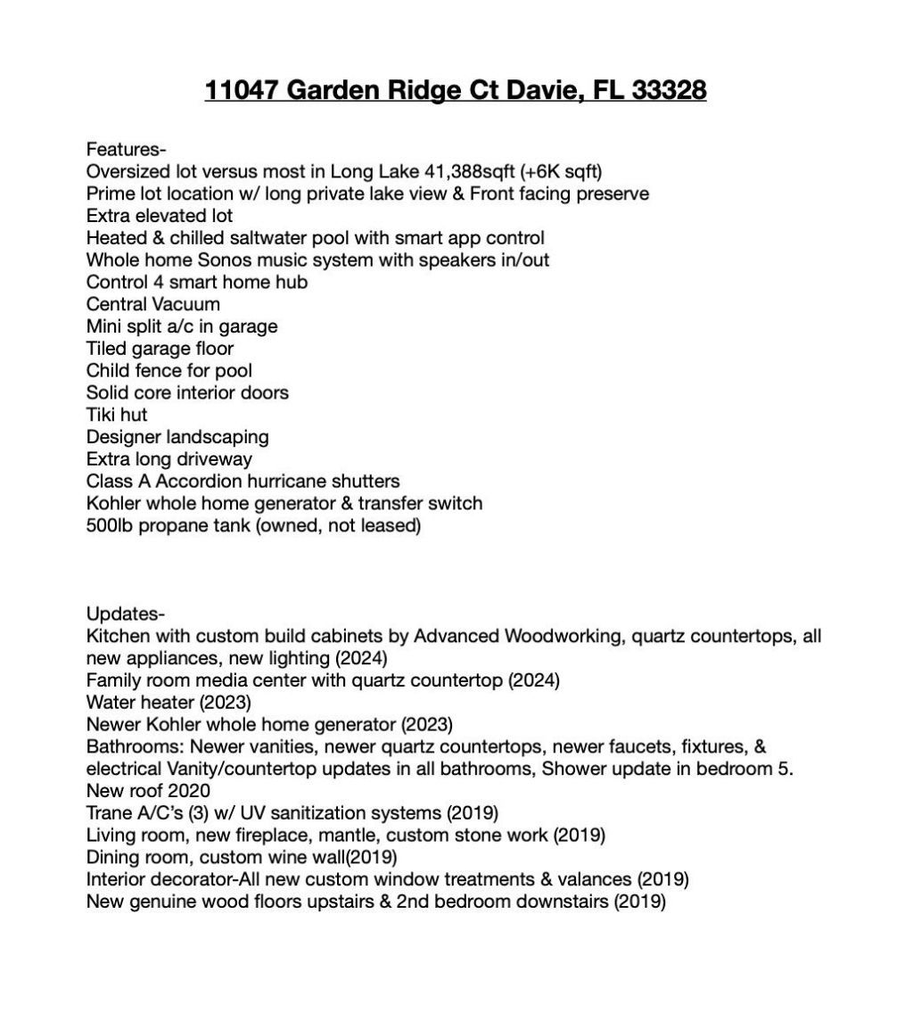11047 Garden Ridge Court, Davie, FL 33328 Photo