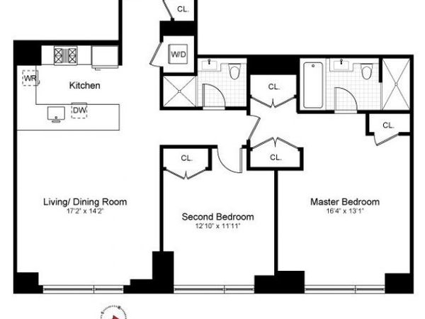 30 LITTLE WEST Street , Unit 14C, Manhattan, NY 10004