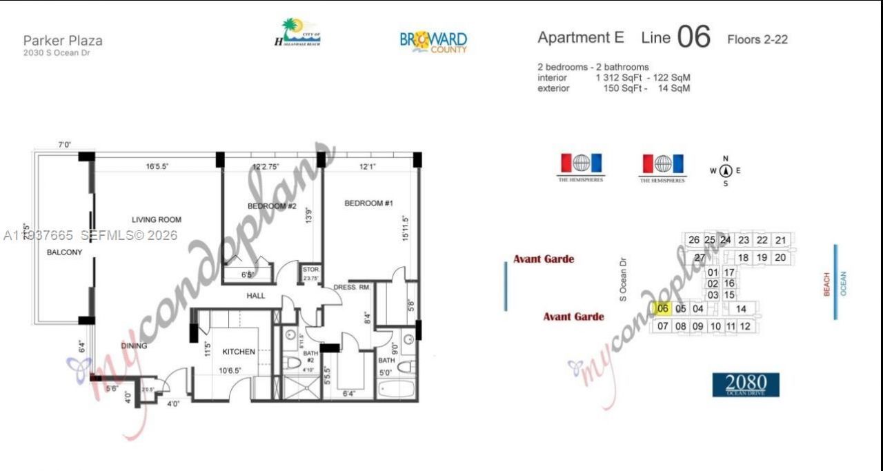2030 S Ocean Dr, Unit 506, Hallandale Beach, FL 33009 Photo