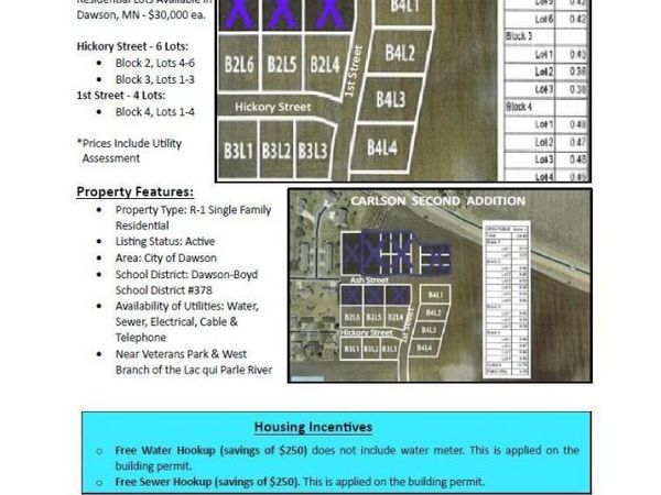 1045 1st Street , Dawson, MN 56232