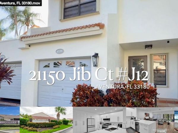 21150 Jib Ct, Unit J12, Aventura, FL 33180