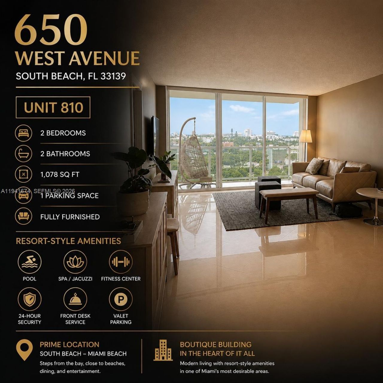 650 West Ave, Unit 810, Miami Beach, FL 33139 Photo