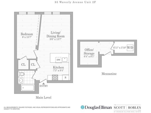 93 WAVERLY Avenue , Unit 2F, Brooklyn, NY 11205