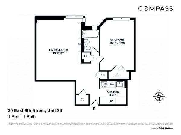 30 E 9th Street , Unit 2II, Manhattan, NY 10003