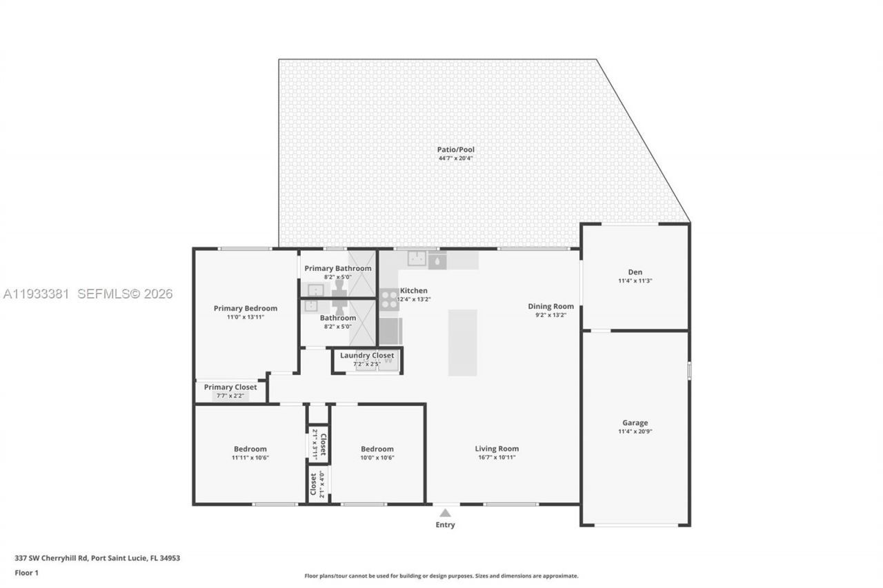 337 SW Cherryhill Road, Port Saint Lucie, FL 34953 Photo