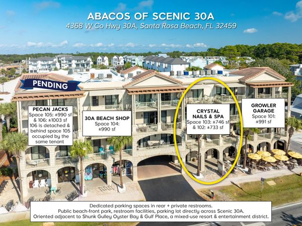 4368 W County Hwy 30A, Unit 102 & 103, Santa Rosa Beach, FL 32459