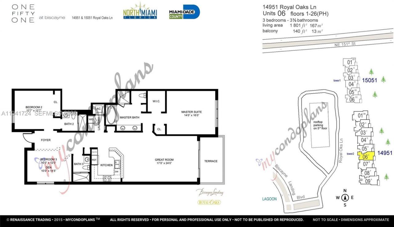 14951 Royal Oaks Ln, Unit 2506, North Miami, FL 33181 Photo