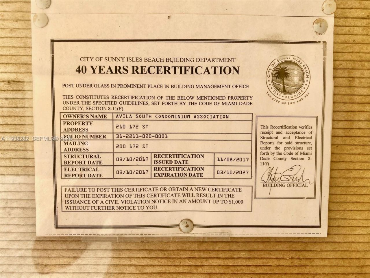 210 172nd St , Unit 226, Sunny Isles Beach, FL 33160 Photo