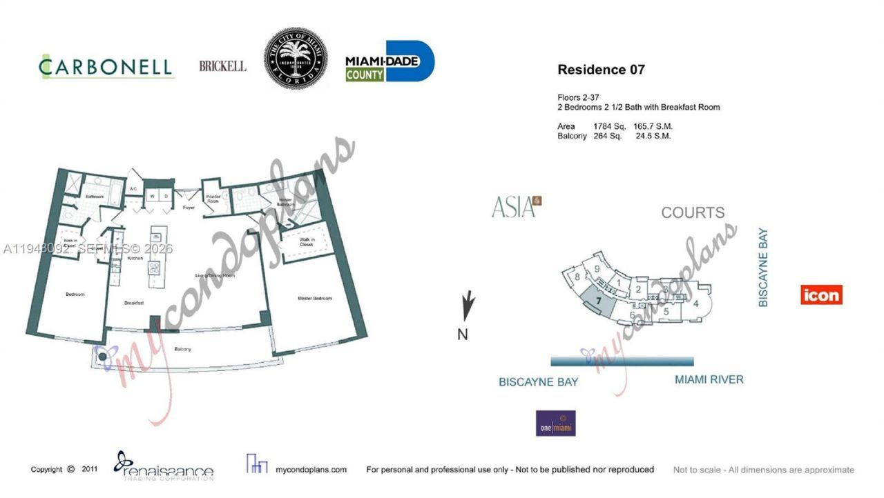 901 Brickell Key Blvd, Unit 3407, Miami, FL 33131 Photo