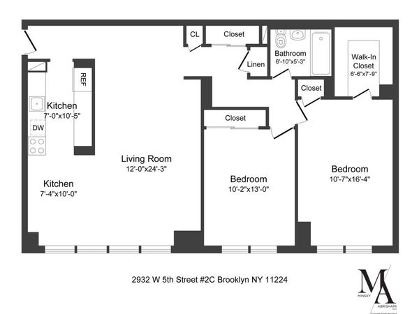 2932 W 5TH Street, Unit 2C, Brooklyn, NY 11224