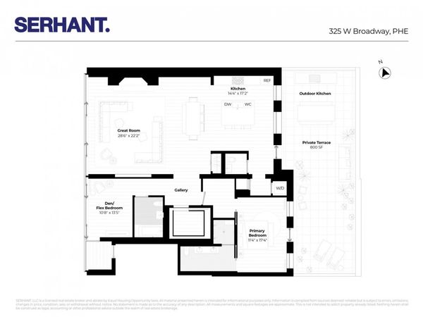 325 W BROADWAY, Unit PHE, Manhattan, NY 10013