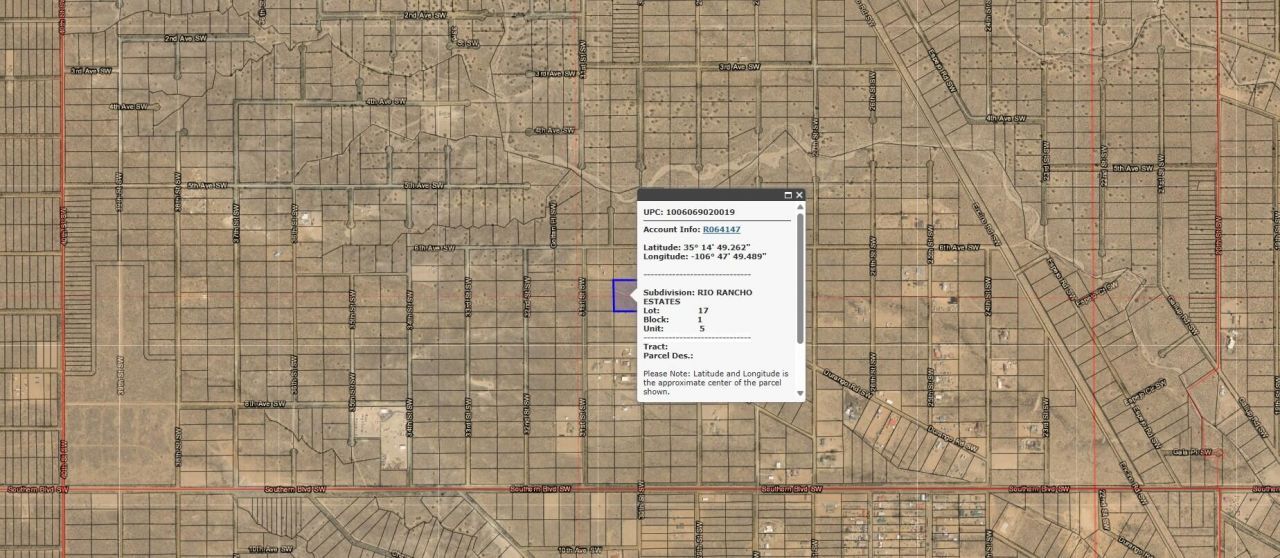 30th (u5 B1 L17) Street Sw, Lot #5, Rio Rancho, NM 87124 Main Photo