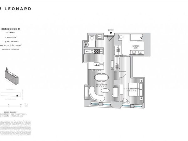 108 LEONARD Street , Unit 6R, Manhattan, NY 10013