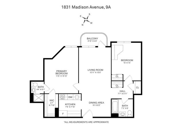 1831 MADISON Avenue, Unit 9A, Manhattan, NY 10035