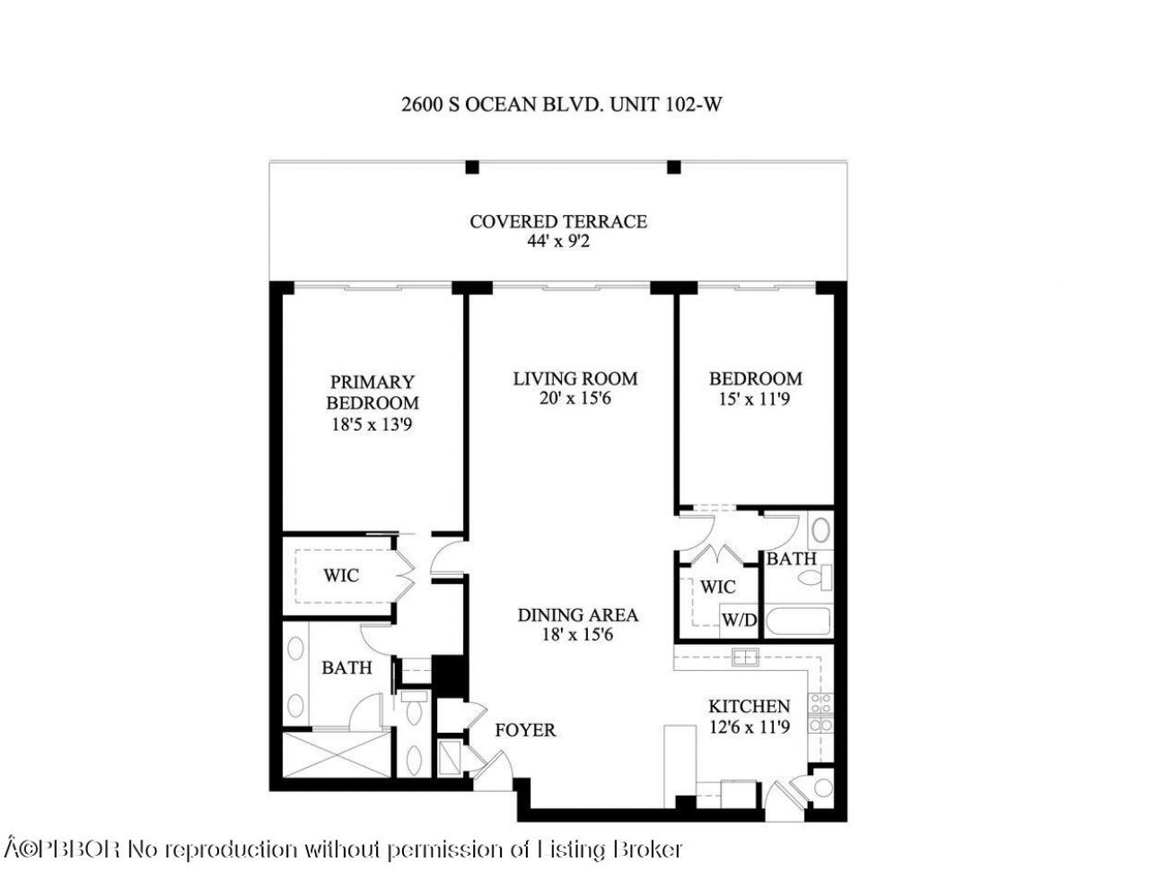2600 S Ocean Boulevard, Unit 102W, Palm Beach, FL 33480 Photo