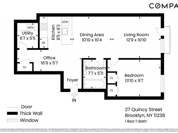 27 Quincy Street , Unit 3B, Brooklyn, NY 11238