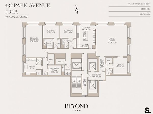 432 PARK Avenue , Unit 94A, Manhattan, NY 10022