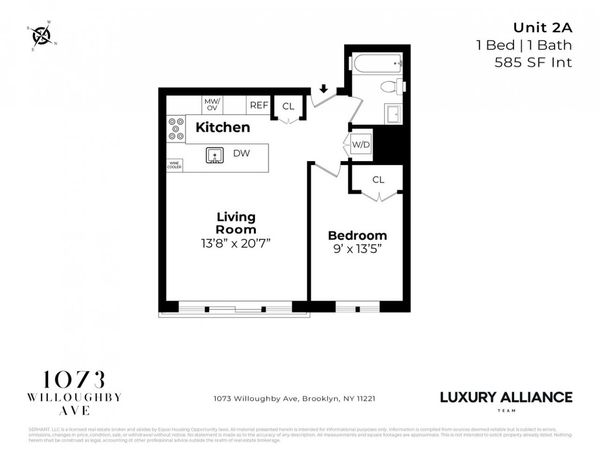 1073 WILLOUGHBY Avenue, Unit 2A, Brooklyn, NY 11221