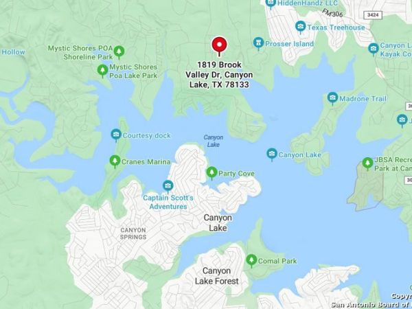 1819 Brook Valley, Canyon Lake, TX 78133