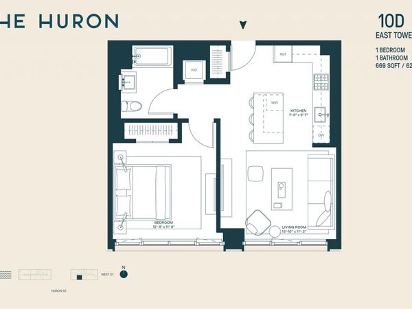 29 HURON Street , Unit 10DE, Brooklyn, NY 11222