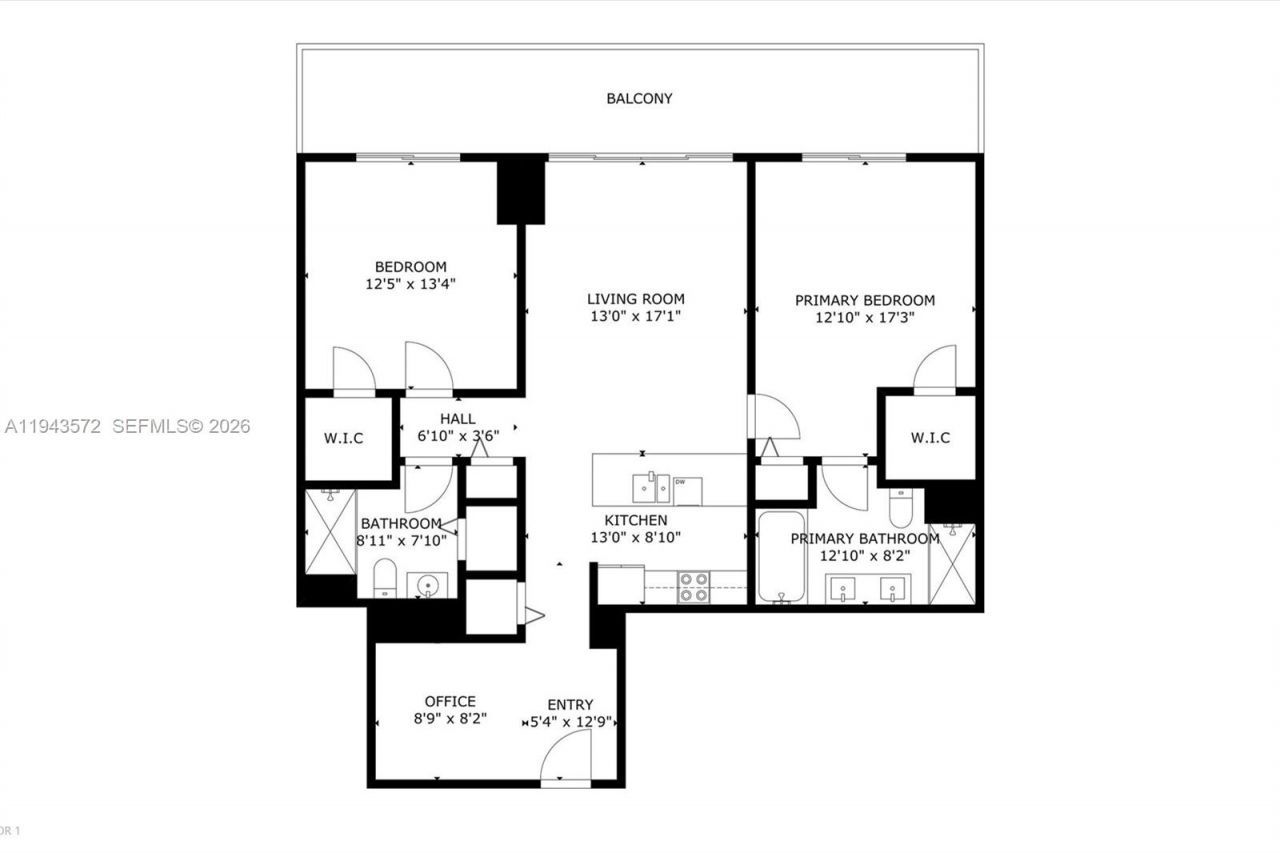 79 SW 12th St, Unit 3809S, Miami, FL 33130 Photo