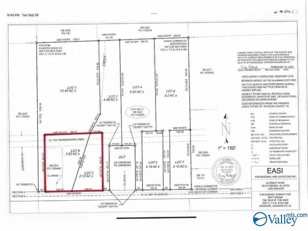 5.64 ac Hwy 40, Henagar, AL 35978