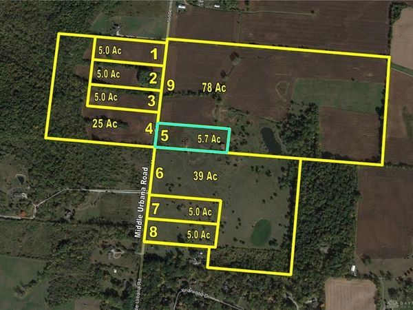 Tract 5 Middle Urbana Road, Urbana, OH 43078