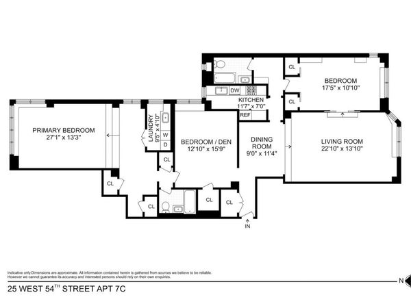 25 W 54TH Street, Unit 7C, Manhattan, NY 10019