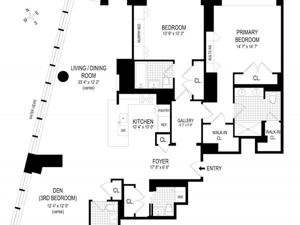 10 LITTLE WEST Street, Unit 17A, Manhattan, NY 10004