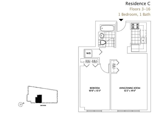 308 E 38TH Street, Unit 12C, Manhattan, NY 10016