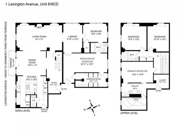 1 LEXINGTON Avenue , Unit 8/9CD, Manhattan, NY 10010