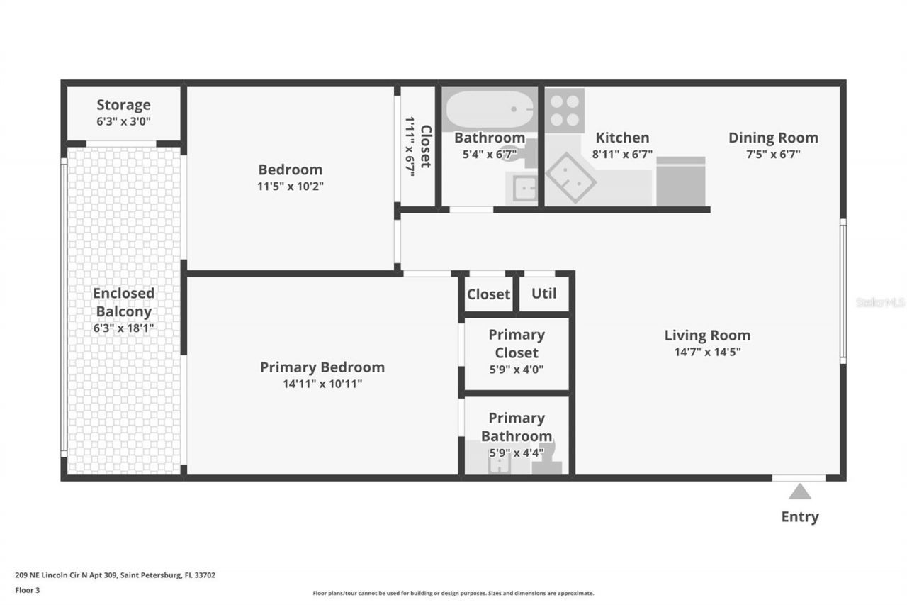 209 NE Lincoln Circle N, Unit 309, Saint Petersburg, FL 33702 Photo