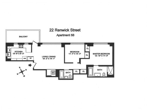 22 Renwick Street, Unit 5B, Manhattan, NY 10013