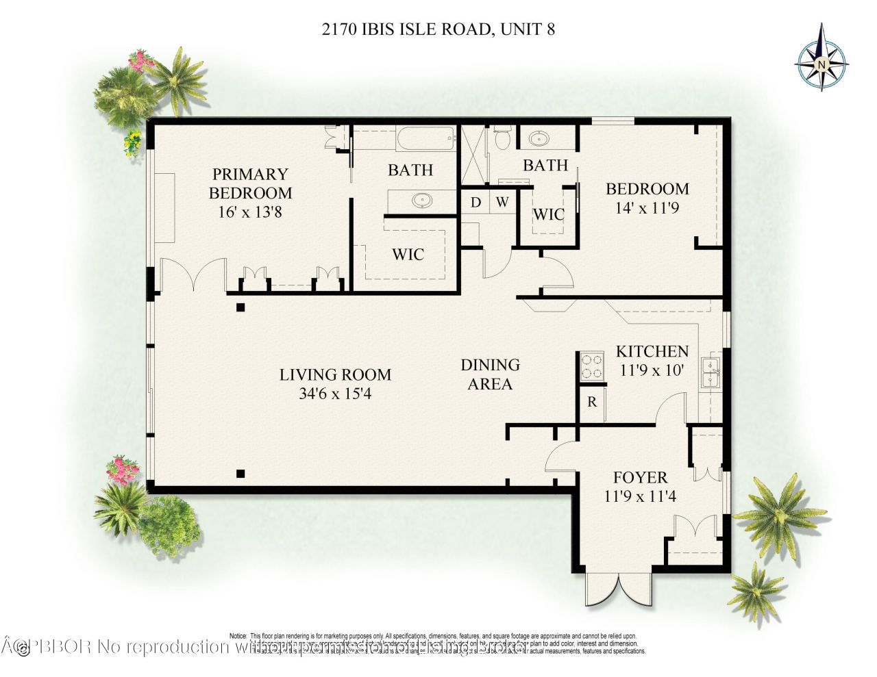 2170 Ibis Isle Road, Unit 8, Palm Beach, FL 33480 Photo