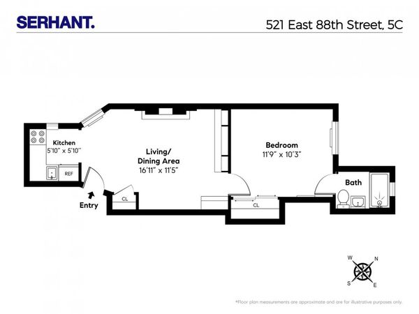 521 E 88TH Street , Unit 5C, Manhattan, NY 10128