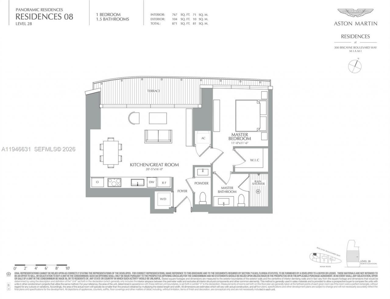 300 Biscayne Blvd Way, Unit 2808, Miami, FL 33131 Photo