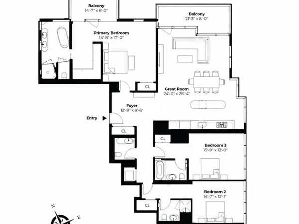 56 LEONARD Street, Unit 22AE, Manhattan, NY 10013