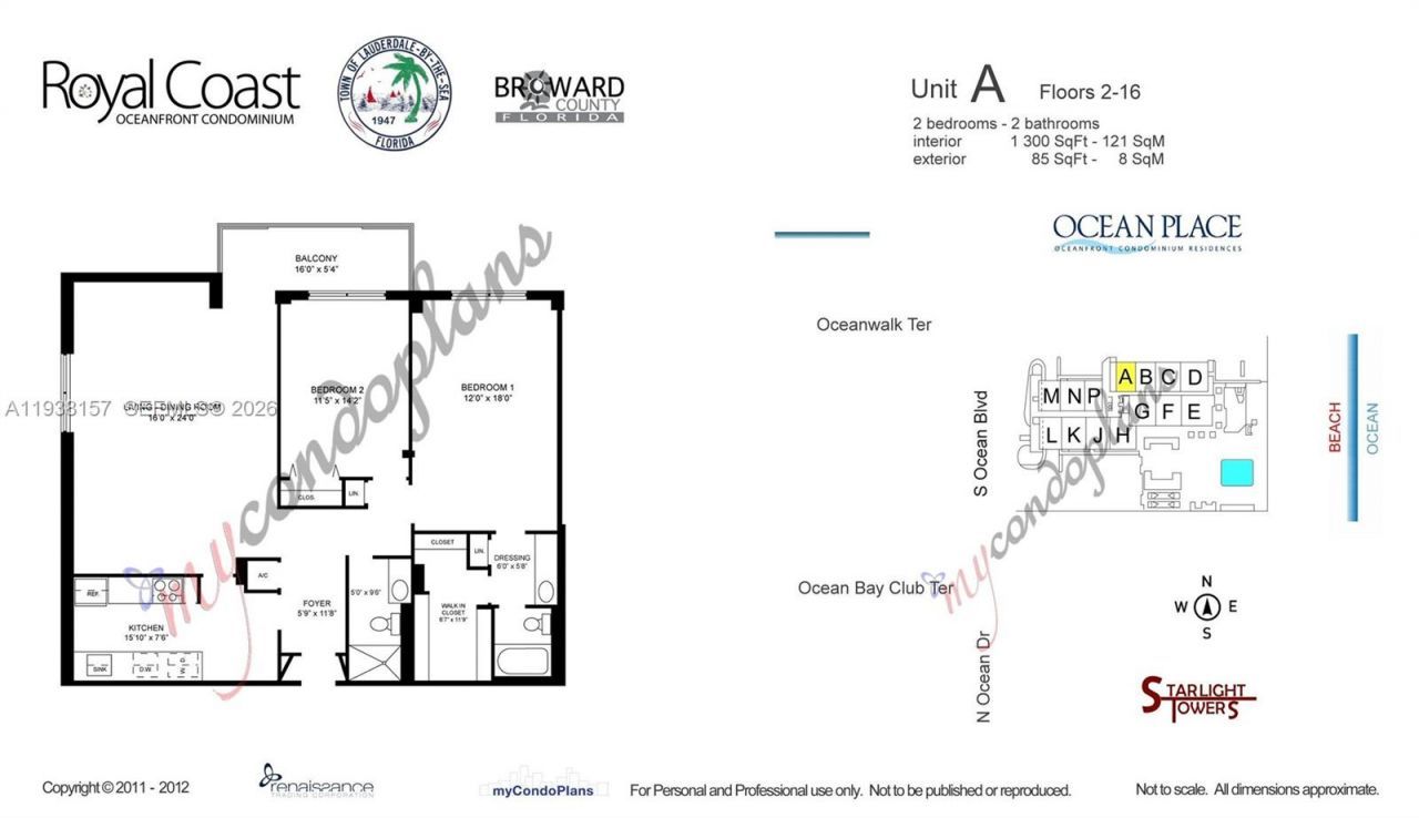 2000 S Ocean Blvd, Unit 12A, Lauderdale by the Sea, FL 33062 Photo