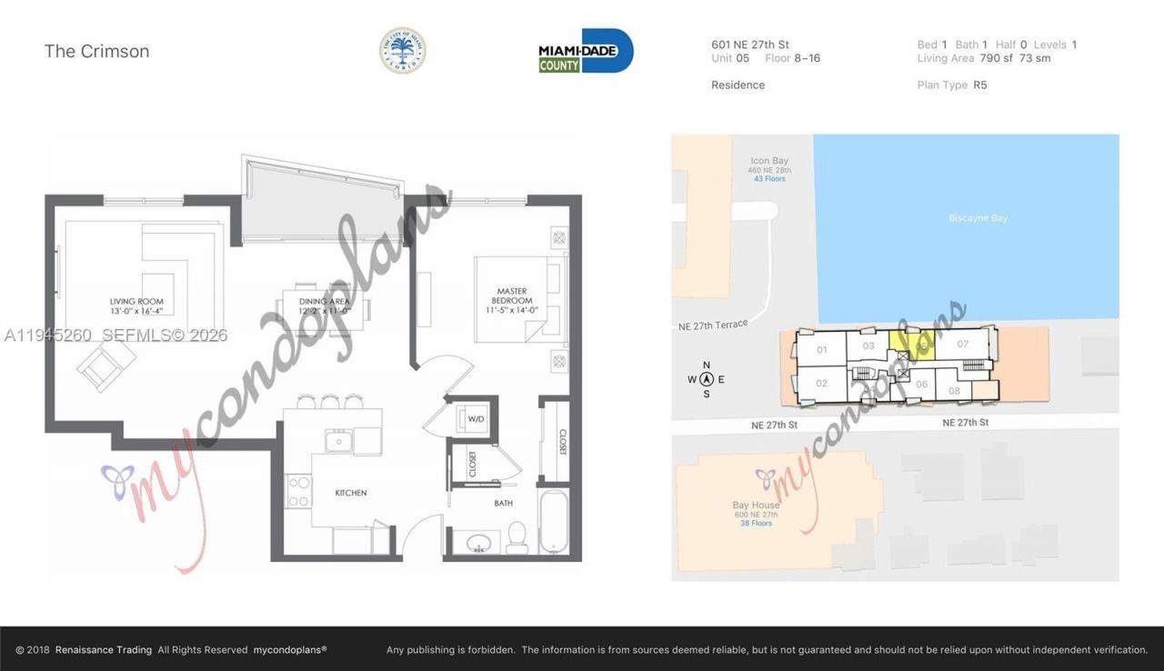 601 NE 27th St, Unit 1505, Miami, FL 33137 Photo